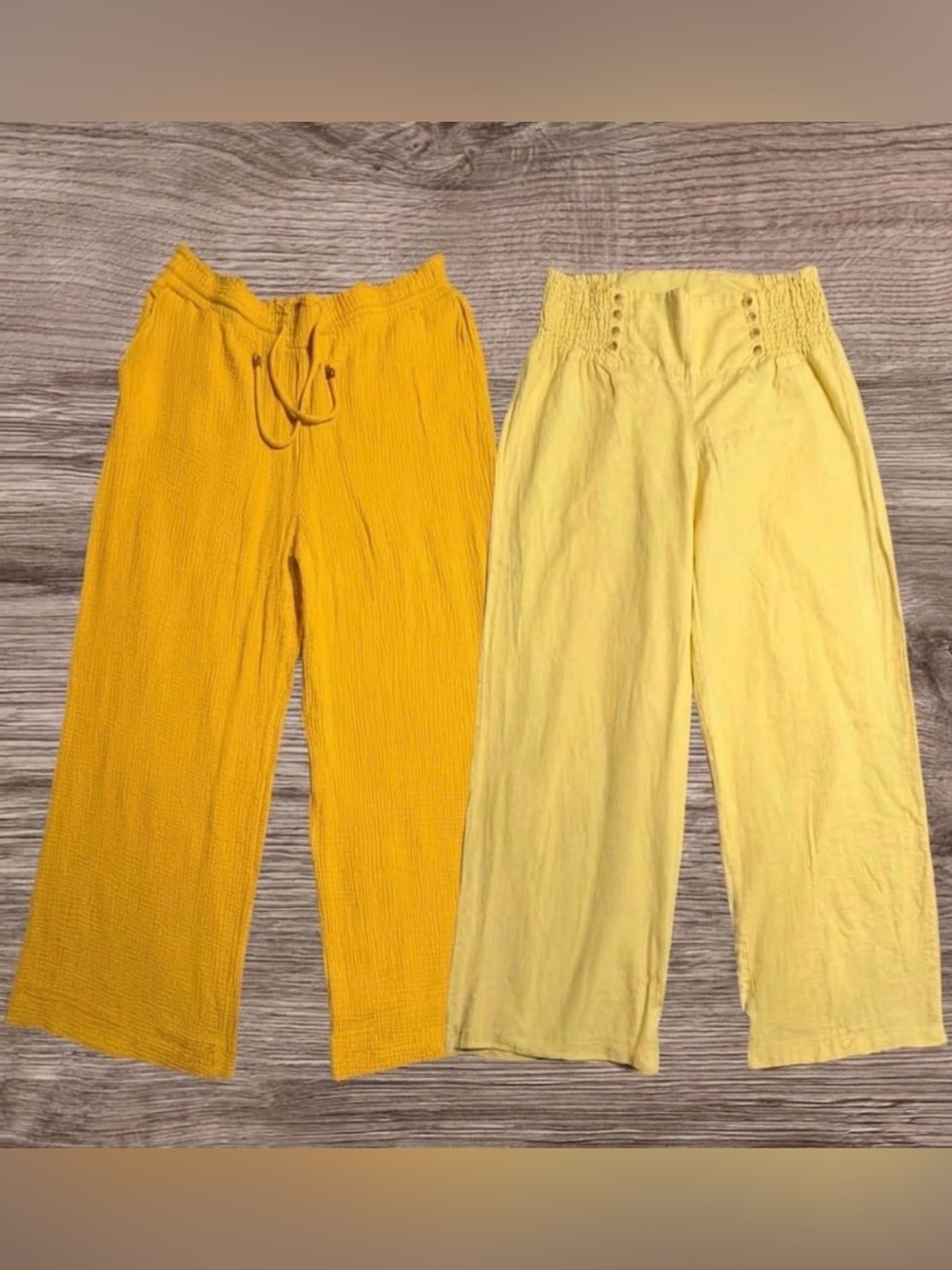 Boho Set CATO Yellow Wide Leg Pants BUNDLE